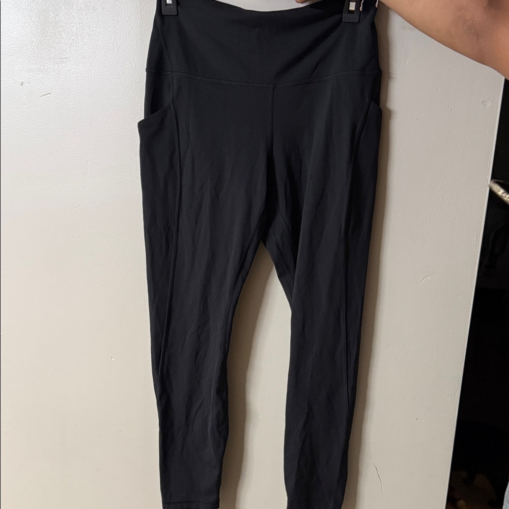 Lululemon Black High-Waist Athletic Leggings - Picture 2 of 3